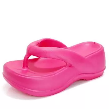 Smile Pop Summer Thick Sole Women Slippers Fashion Casuals Flip-flops Outdoor Non-slip Women Sandals EVA Arch Support Shoes 35-36