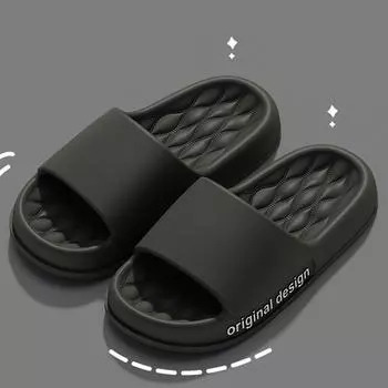 Smile Pop Summer Women Slippers Casual Beach Slippers Solid Color House Women Sandals EVA Fashion Indoor Bathroom Antiskid Shoes 36-37