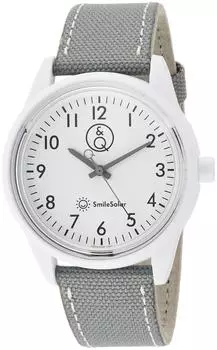 Smile SmileSolar Watch Analog White x Gray [Q&Q Solar]Q&Q RP08-004 Men s