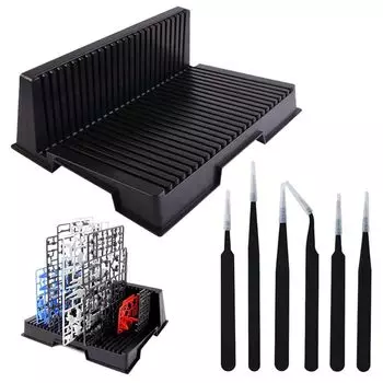 Smilerain подставка для бегунков gunpla подставка L-образная компактная подставка для деталей пластиковая модель модель пластиковая модель подставка для бегунков Для пластиковых моделей сборка гладкая