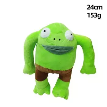 Smiling Friends Doll Cute Mr. Frog Plush pictured