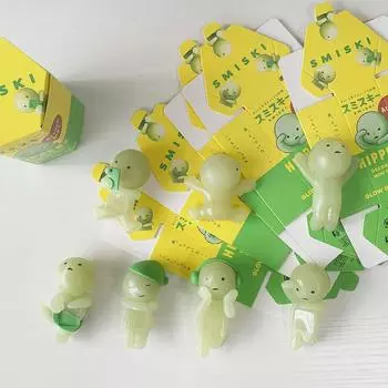 Smiski Hippers Sonny Angel Party Birthday Cake Series Декоративные мини-фигурки животных Кукла Слепая коробка Игрушки Подарочная коллекция для фанатов