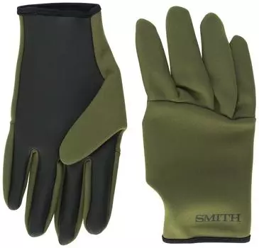 SMITH LTD Fishing Gloves Neoprene 5F S Olive