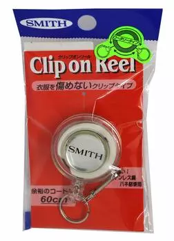 SMITH LTD Key Reel Clip-on Reel 60 см Rotary Clear