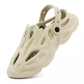 Smlie Pop Классические пляжные мужские тапочки Мягкие мужские туфли из ЭВА Повседневные мужские тапочки на плоской подошве Уличные мягкие тапочки Cloud Домашняя мужская обувь 36