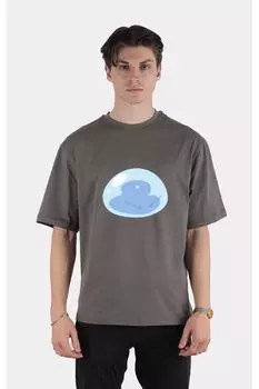 Smoked Cotton Crew Neck Oversize T-shirt That Time I Got Reincarnated As A Slime