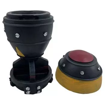 Смола 3D открывающаяся скульптура ракеты Ретро мини-коробка для хранения Декор модель ракеты для дома, спальни, офиса, настольное украшение