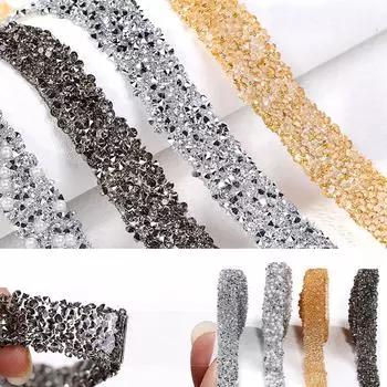 Смола Алмазная нашивка DIY Ювелирные украшения ручной работы Аксессуары DIY Патч для брюк и обуви C белый