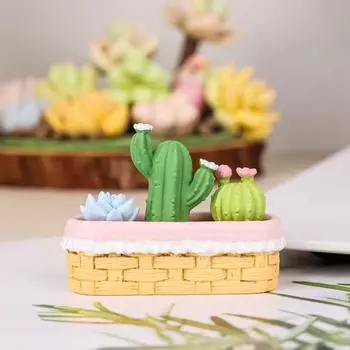 Смола Автомобильные Украшения для Интерьера Цветочный Горшок Декор для Интерьера Автомобиля Украшение Центральной Консоли Автомобиля 3