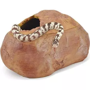 Смола для рептилий, убежище в пещере, натуральный вид камня, коробка для разведения, укрытия для яиц для змей, крыс