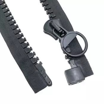 Смола двухсторонняя для палатки с вытяжным кольцом DIY вытяжное кольцо молния слайдер головка молнии тканевые аксессуары 60cm