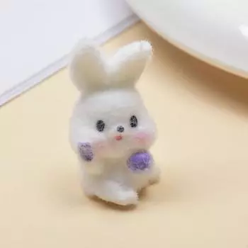 Смола Флокирование Симпатичный Трехмерный Кот Брелок Подвеска Автомобильный Брелок Подвеска Сумка Подвеска One Size белый