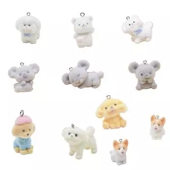 Смола Флокирование Симпатичный Трехмерный Кот Брелок Подвеска Автомобильный Брелок Подвеска Сумка Подвеска One Size