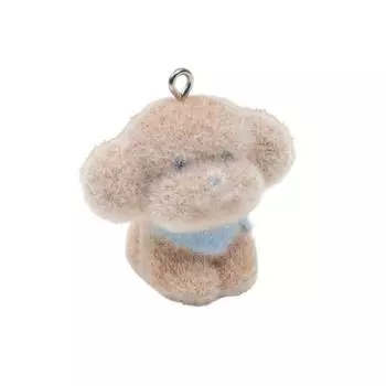 Смола Флокирование Симпатичный Трехмерный Кот Брелок Подвеска Автомобильный Брелок Подвеска Сумка Подвеска One Size коричневый