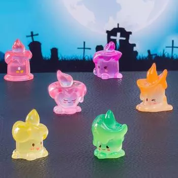 Смола Хэллоуин свеча фигурка цветная свеча статуя мини свеча украшение праздничный декор для вечеринки Style 1