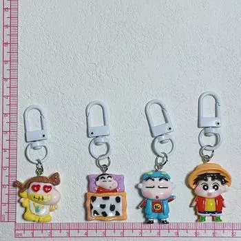 Смола карандаш Шин-Чан брелок игрушка мультяшный брелок для мобильного телефона подвеска рюкзак сумка брелок для ключей Декор Подарочные аксессуары