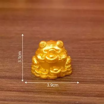 Смола Красивая Лягушка Богатства Миниатюра На Удачу Китайское Искусство Скульптура Декор Riches