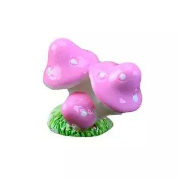 Смола красочный сказочный кукольный домик грибной садовый орнамент декор для цветочного горшка