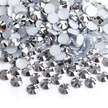 Смола с плоским дном Дрель Сделай сам Ручная работа Чехол для мобильного телефона Наклейка для красоты Дрель Маникюр 14 граней Имитация австрийского бриллианта 2mm 1000 pieces