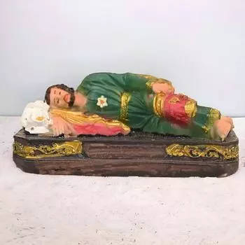 Смола Статуя Спящего Иосифа Католический Идол для Домашнего Алтаря, Молитвенной Комнаты, Подарка и Украшения, (3-дюймовый) новый