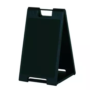 Смола Тип A Знак Простая Подставка Пластина 600 Черный Ш33 x В57 x Г38см Складная Цветная Подставка Знак [Подходит Для Уличного Использования] Двусторонняя SP-607