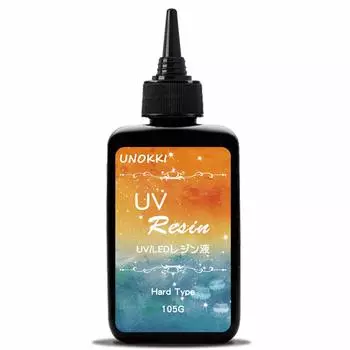 Смола UNOKKI высокопрозрачная 105 г совместимая смола жидкая большая высокопрозрачная УФ-смола прозрачная УФ-смола для быстрой смолы жидкая большая емкость