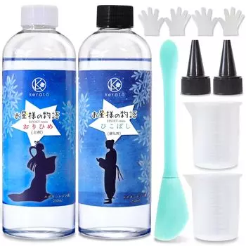 Смола жидкая Star Story эпоксидная смола 555 г большой емкости набор кристальный блеск и прозрачность аксессуары для работ соотношение смешивания (Кератта) Двухкомпонентный