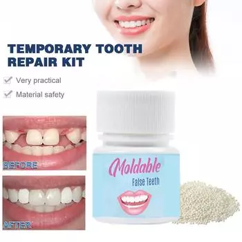 Смола зубы и промежутки FalseTeeth клей временное отбеливание зубной протез комплект зубной красоты A D0B4 10g-one size