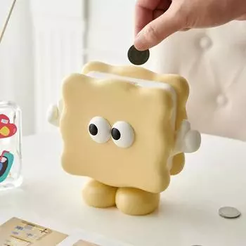Смоляная форма для хранения печенья, креативные милые оригинальные работы, украшения для дома, банка для хранения монет, копилка для детей, подарок на день рождения