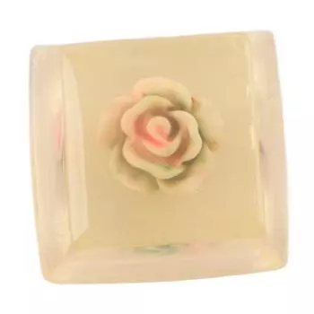 Смоляные колпачки для клавиш ручной работы, устойчивые к коррозии, универсальные аксессуары для механической клавиатуры(Розовая роза ) розовый