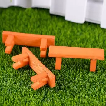 Смоляный микроландшафтный табурет DIY Crafts Кукольный домик Аксессуары Парковый стул Статуэтки Сказочный сад Декор Суккуленты Бонсай Табуреты