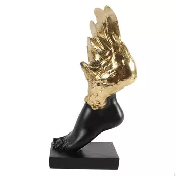 Смоляный орнамент крыло скульптура абстрактная коллекционная подставка под телевизор декор статуя офисный стол украшение для