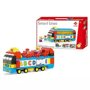 Smoneo Block Play 77005 3 Design Bus 119p, разноцветный