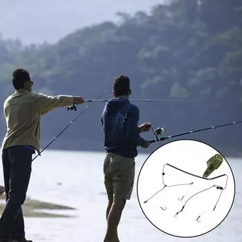 Гладкие приманки Клетка Терминал Приманки Клетка Черный/Зеленый Карп Ловля 50g