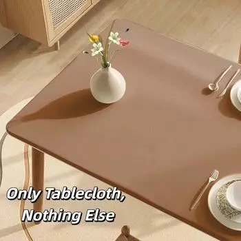 Smooth Imitation Sheepskin Tablecloth Rectangular Elastic Tea Table Cloth Wedding