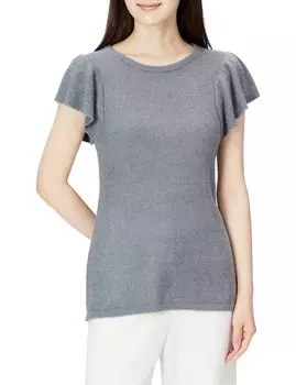 Smooth Ruffle Pullover PWNT224054 GRY F [Gelato Pique] Women s серый