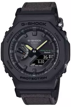 Смотреть Cross Band Web Exclusive FOOD TEXTILE Материал Cross Band Оснащен Bluetooth Биомасса Пластик Коричневый [Casio] G-Shock [] GA-B2100CT-1A5JF