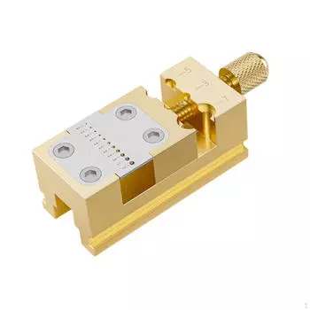 Смотреть настольный зажим тисков фиксированное сиденье для любителей DIY стол Crown Vise 14 Holes 0.2 to 0.9