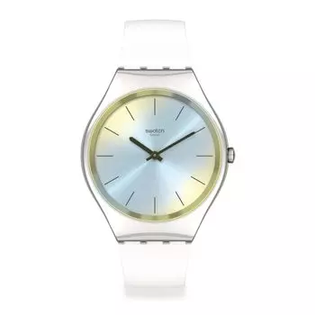 Смотреть Swatch ОПТИЧЕСКАЯ БЕЛАЯ КОЖА Irony SYXS141 Белый [Swatch] серый