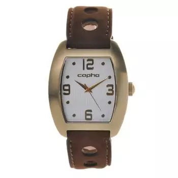 Смотреть ТИЗЕР ТИЗЕР Позолоченный пояс Rally Belt WhitexBrown Brown [COPHA] женский