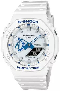 Смотрите GLOW Web Сделано из экологически чистого белого [Casio] G-Shock [СКРЫТАЯ СЕРИЯ] Эксклюзив, Материалы, GA-2100HDS-7A1JF, Мужской,