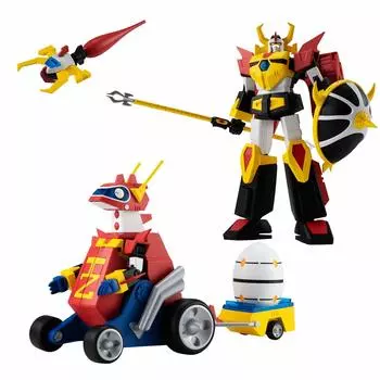 SMP [SHOKUGAN MODELING PROJECT] Time Bokan Series Gyakuten Ippatsuman Tokyuosaurus Set (1 piece) Candy ToyGum (Time Bokan Series)