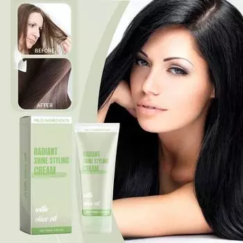 Смягчающий крем для волос питает волосы, восстанавливает кожу головы и корни волос, придает волосам блеск, аромат цитрусовых One Size