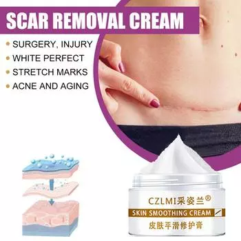 Смягчите шрамы и разгладьте кожу. Разгладьте кожу. 5g