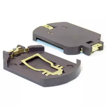 SMT монета кнопка батарейный контейнер чехол пластиковый корпус подходит для CR2016 10 шт./упак. пластиковый контейнер для батарей