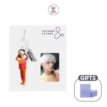 [SMTOWN & STORE] АКРИЛОВОЕ КОЛЬЦО ДЛЯ КЛЮЧЕЙ + НАБОР ФОТОКАРТ - Beatbox