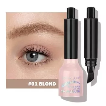 Smudge Proof Eyebrow Dye Cream Long Lasting Waterproof Eyebrow Pencil Hairline Pen 01