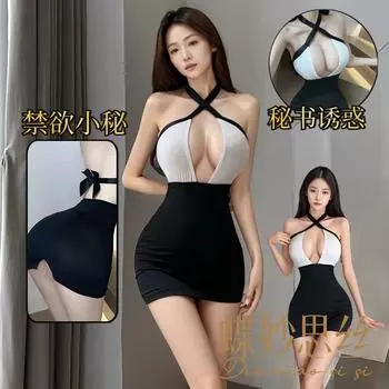 Смущенная пижама страсть костюм страсть свободная сексуальное белье секретарь профессиональная одежда 5 One Size