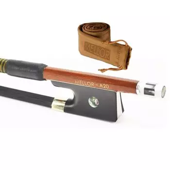 Смычок для скрипки из черного конского волоса IPE, деревянный, дикий, яркий звук MELLOR A20 &