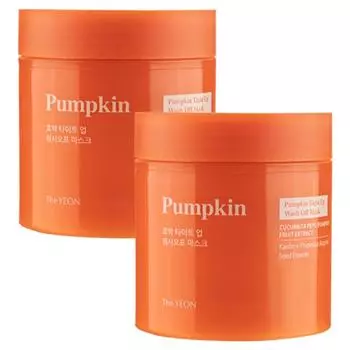 Смываемая маска YEON Pumpkin Tight Up 120 г (2 упаковки)
